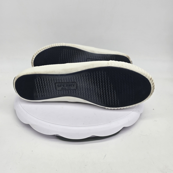 Paul Sperry Shoe Women 9 M Sneakers Gray Slip-on Canvas STS99303 - Picture 5 of 8